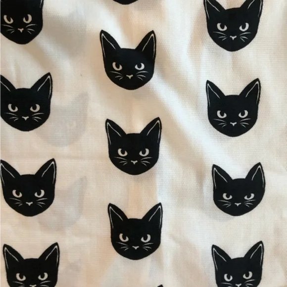 Moon Collection Black Cat Blouse Medium - Picture 2 of 8